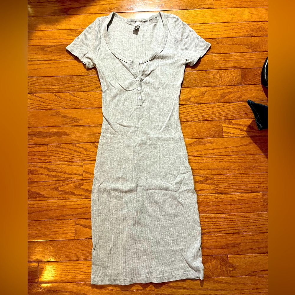 American Apparel Bodycon Gray Dress Size XS